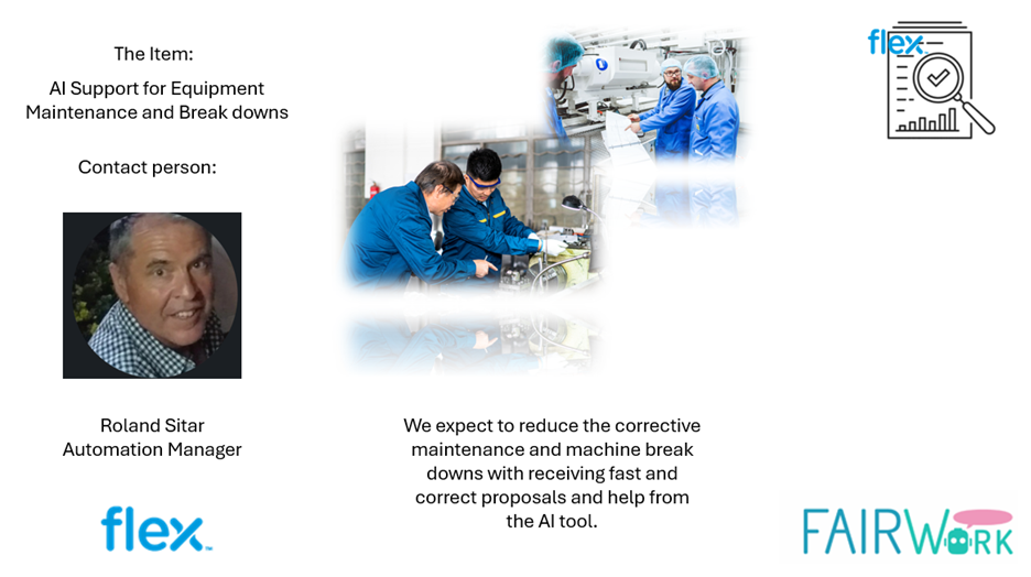 overview picture of the machine maintance use case